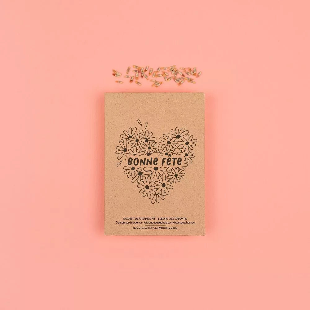 Sachet de graines à offrir | Bonne fête
