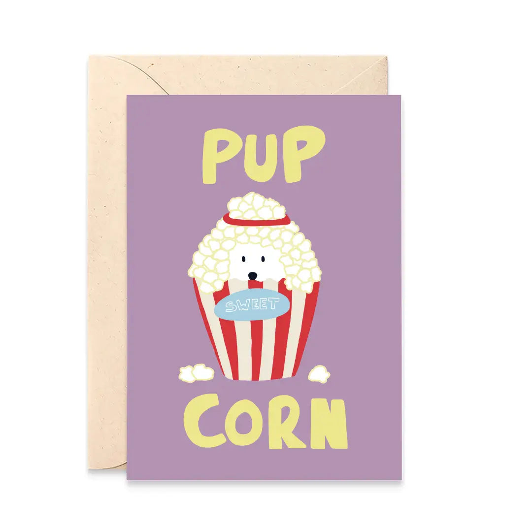 Carte postale | Pup corn