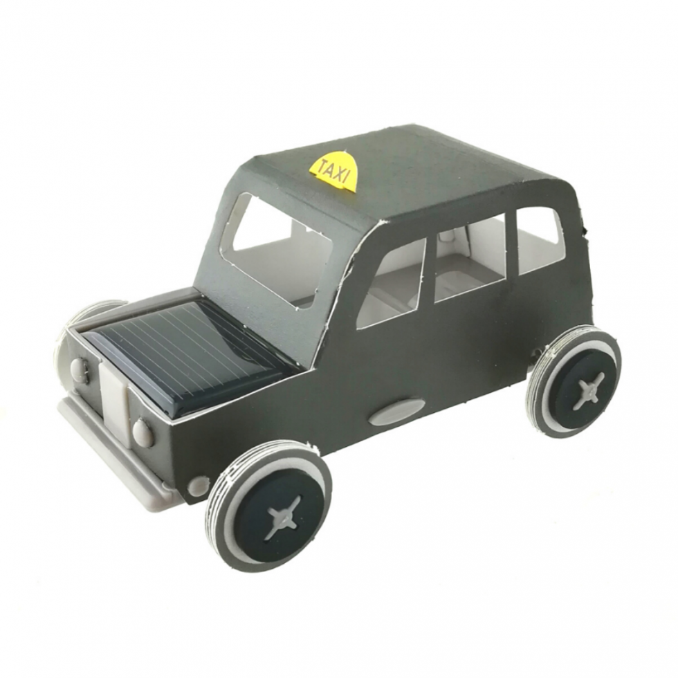 Voiture solaire à construire | Taxi cab