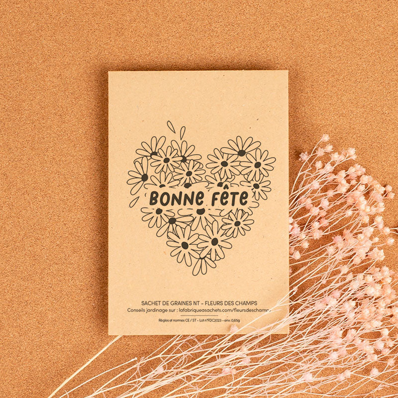 Sachet de graines à offrir | Bonne fête