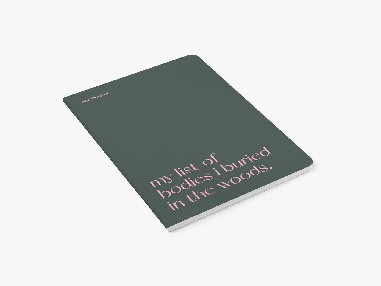 Notebook A5 | Bodies I buried