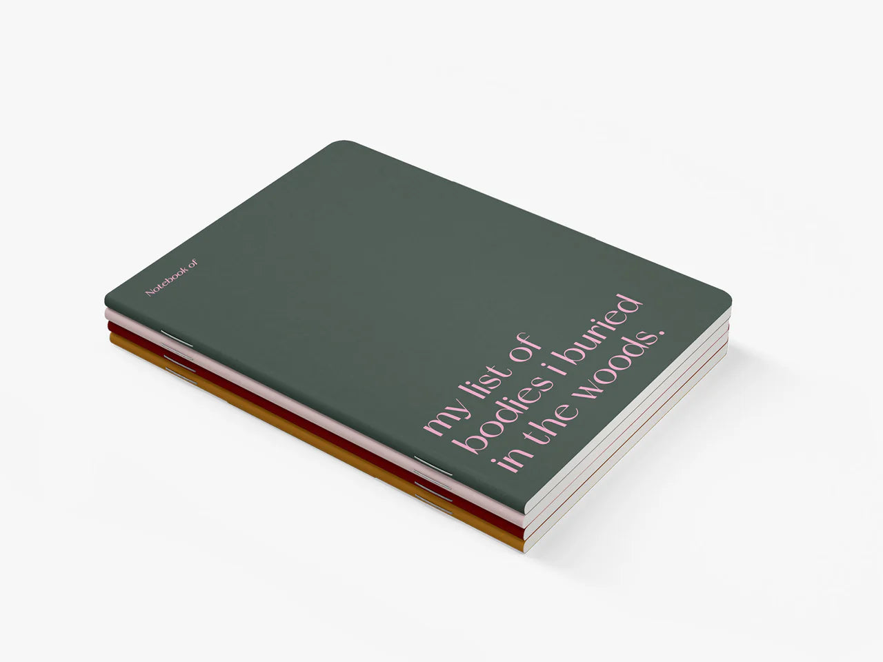 Notebook A5 | Bodies I buried