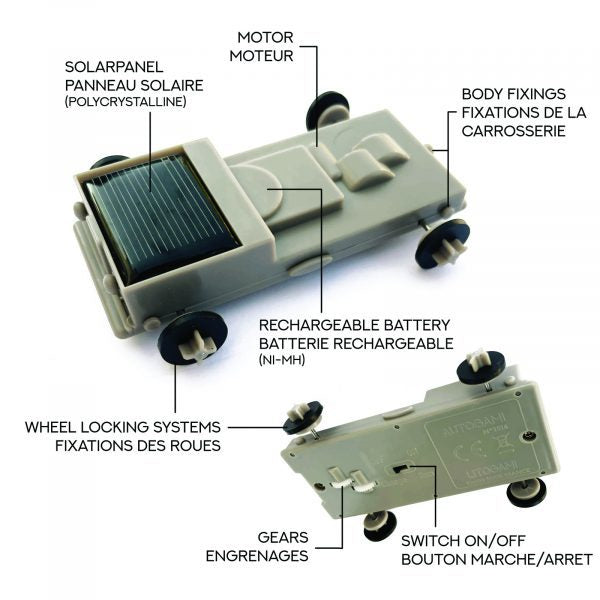 Voiture solaire à construire | Taxi cab