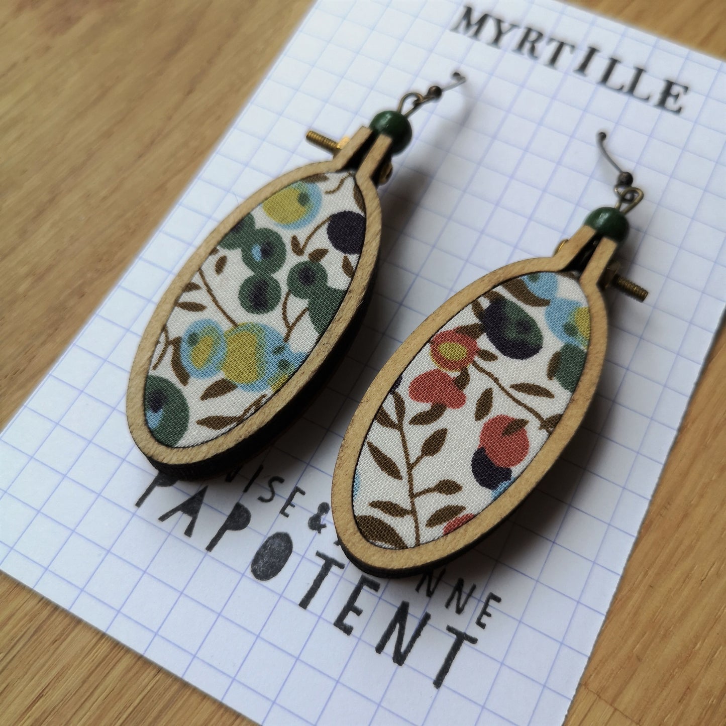 Boucles d’oreilles | Myrtille