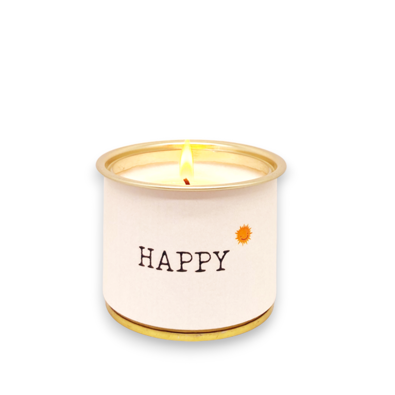 Bougie Happy | Parfum fleur d'oranger