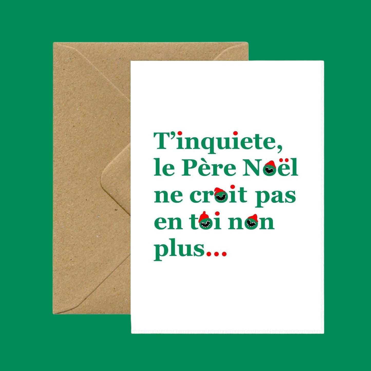 Carte de voeux | Le Père Noël non plus