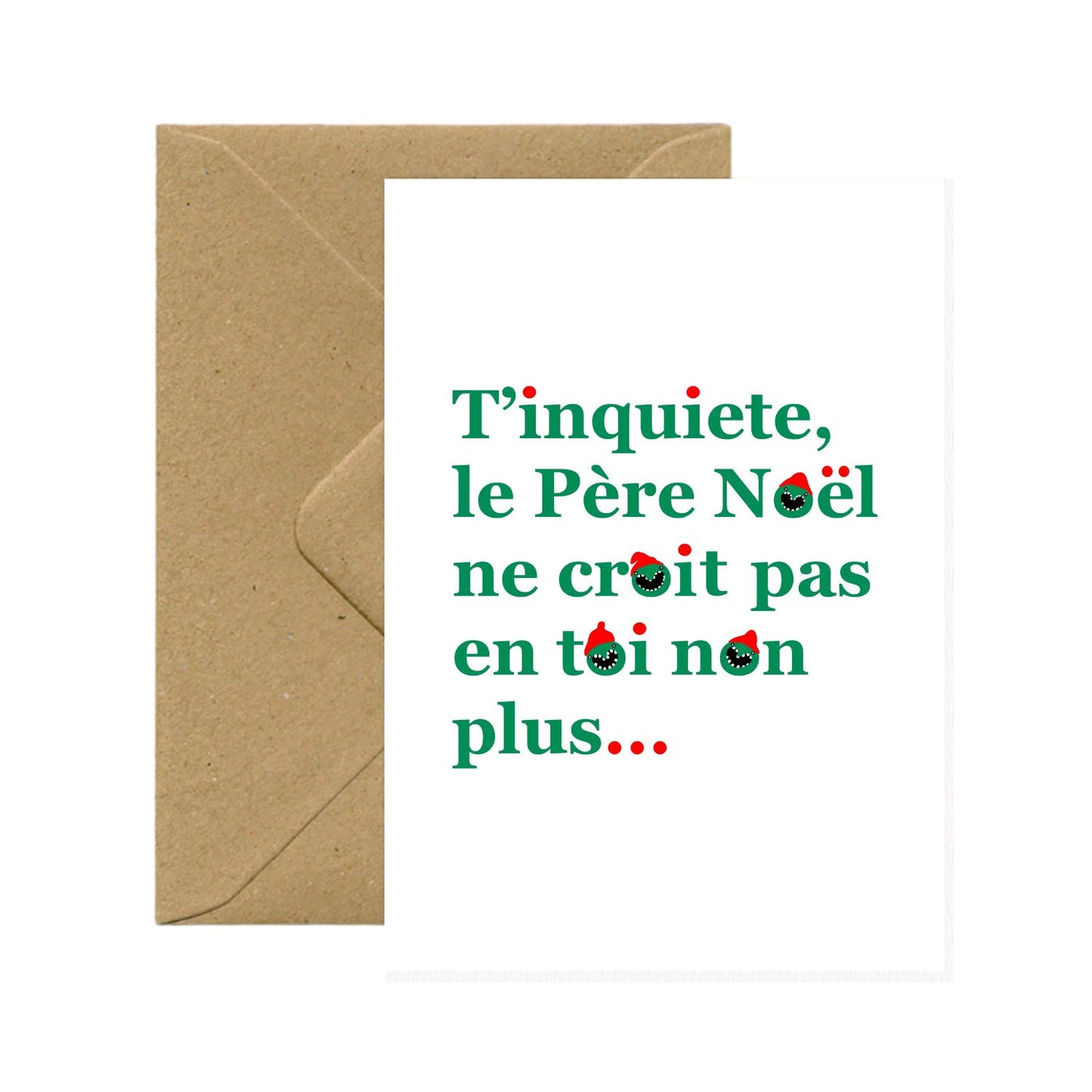 Carte de voeux | Le Père Noël non plus