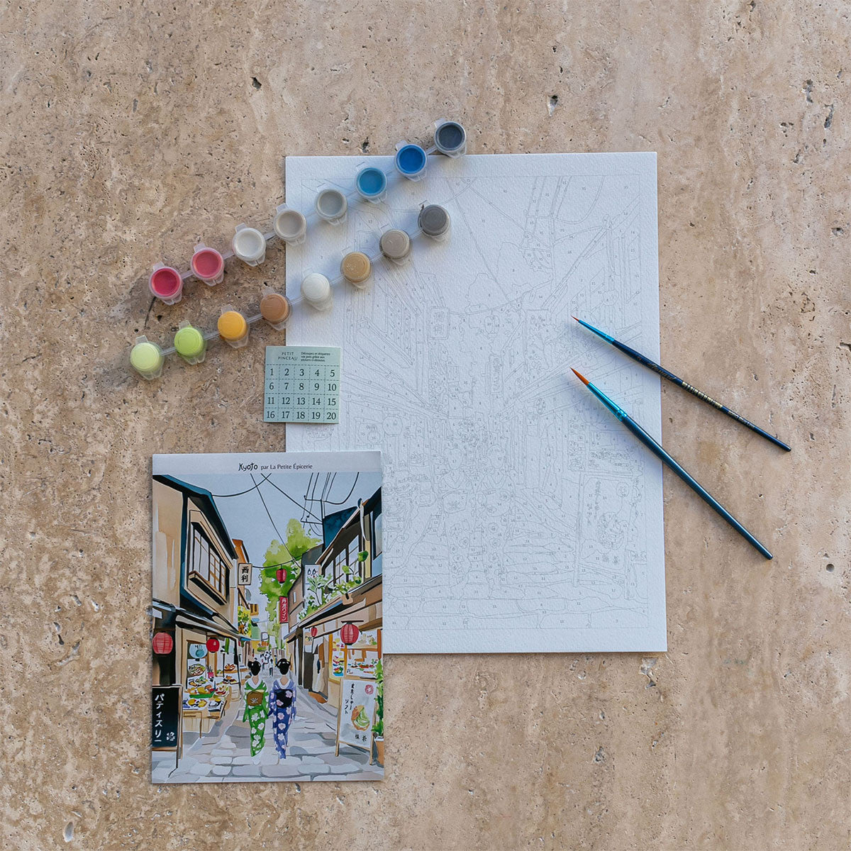 Coffret peinture au numéro | Kyoto