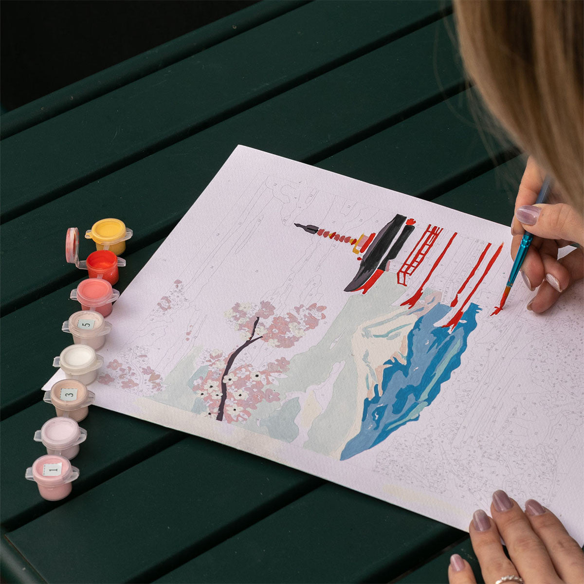 Coffret peinture au numéro | Mont Fuji
