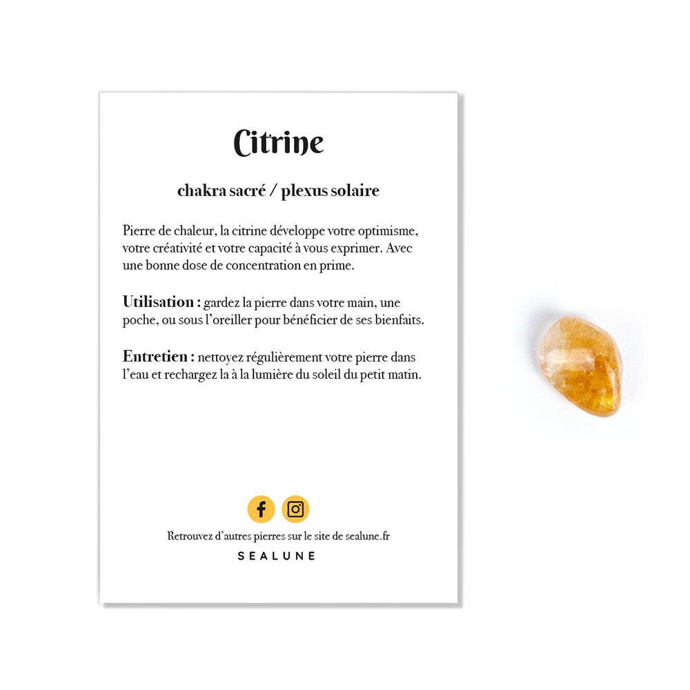Pierre astro | Gémeaux - Citrine