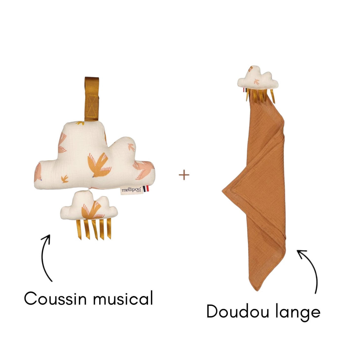 Coffret naissance Swift | Coussin musical et doudou lange | Harry Potter