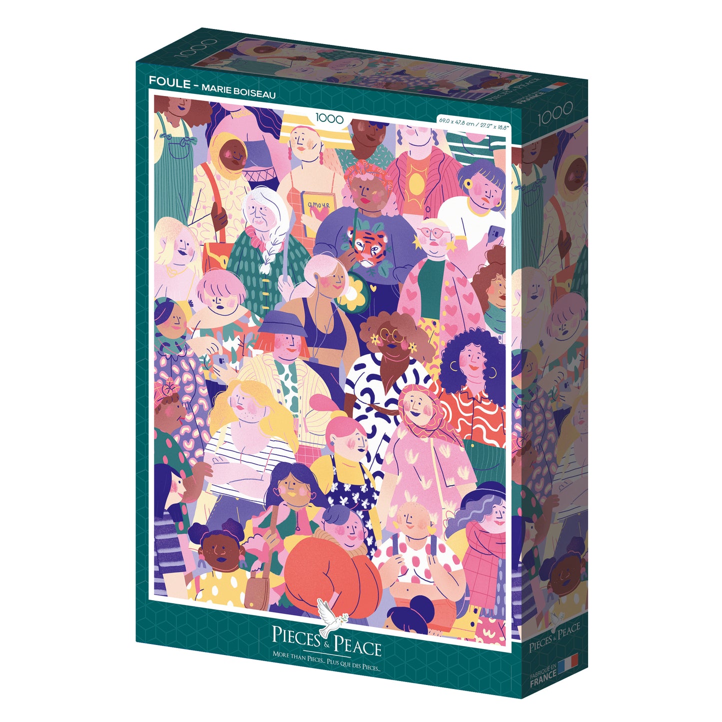 Puzzle 1000 pièces | Foule