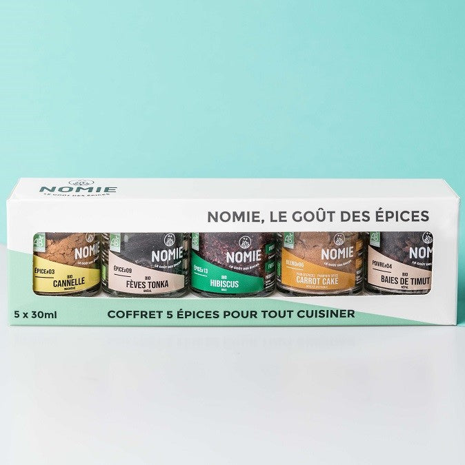 Coffret d'épices | Pâtisserie bio
