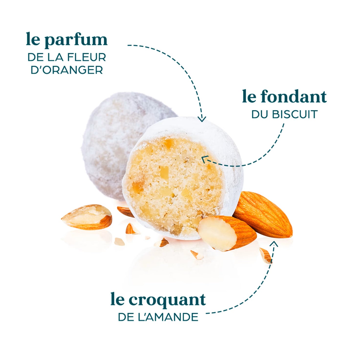 Billes de biscuit | Corne de gazelle