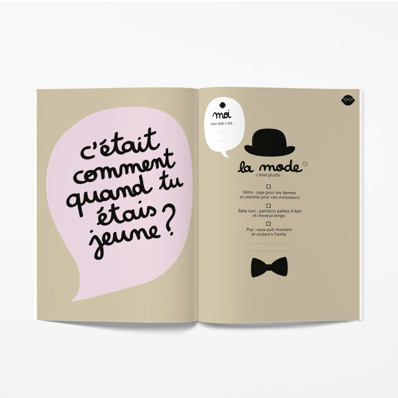 Livre à compléter | Papi, mamie et moi !