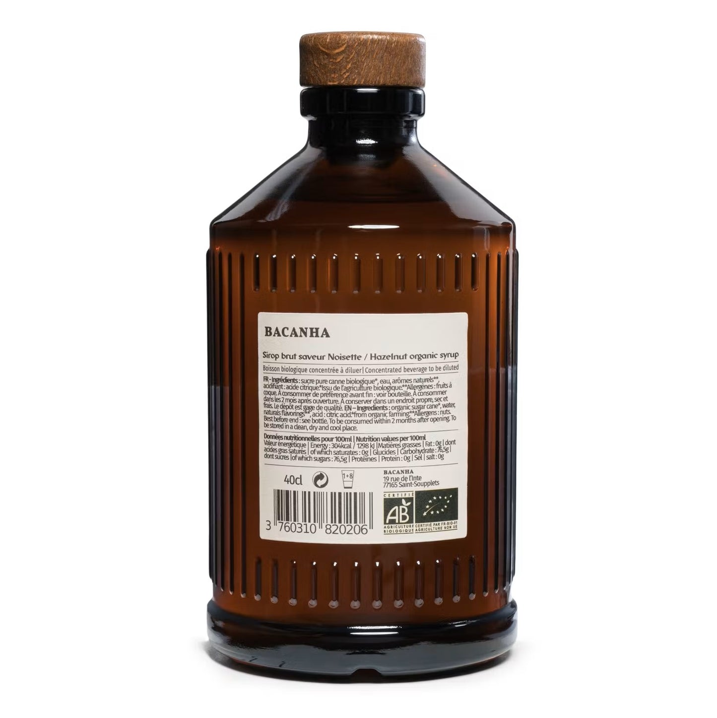 Sirop bio | Noisette