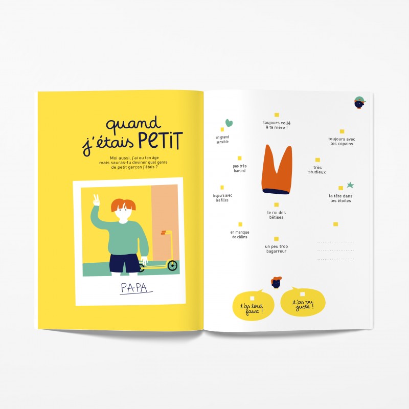 Livre à compléter | Tel père tel fils ?