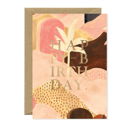 Happy birthday card | Californian desert