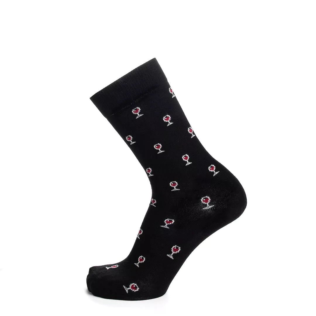 Socks | Les Epicuriens Black/Bordeaux