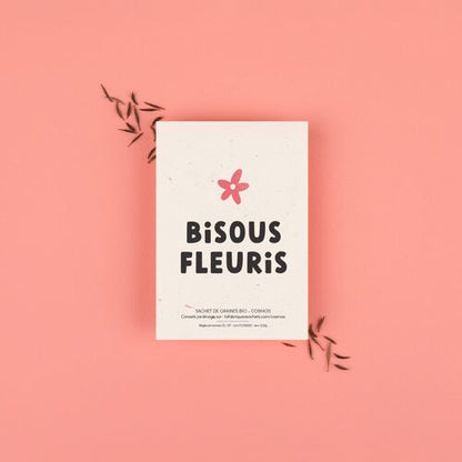 Sachet de graines à offrir | Bisous fleuris