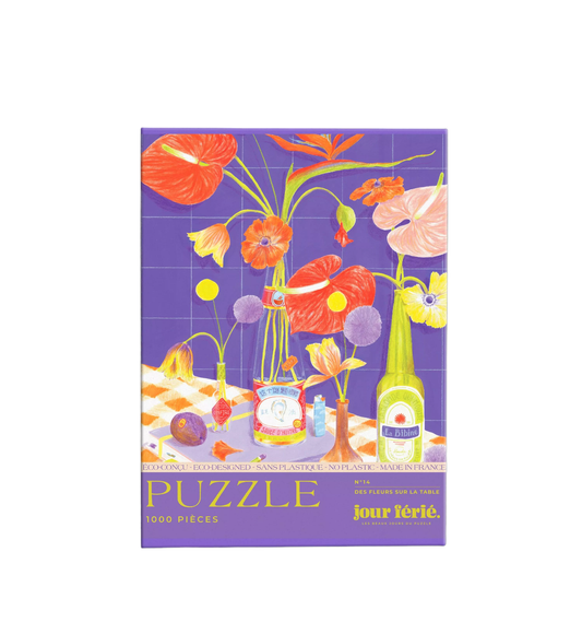 1000 piece puzzle | Flowers on the table