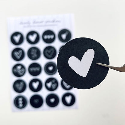 Planche de stickers | Lovely hearts