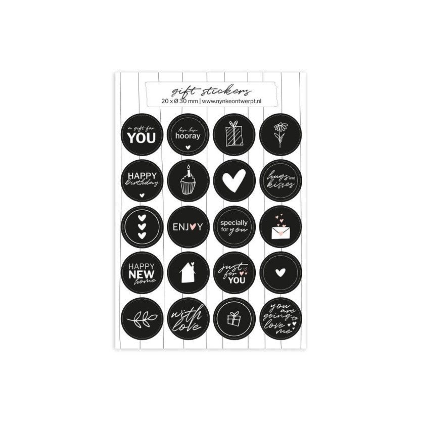 Planche de stickers | Gift