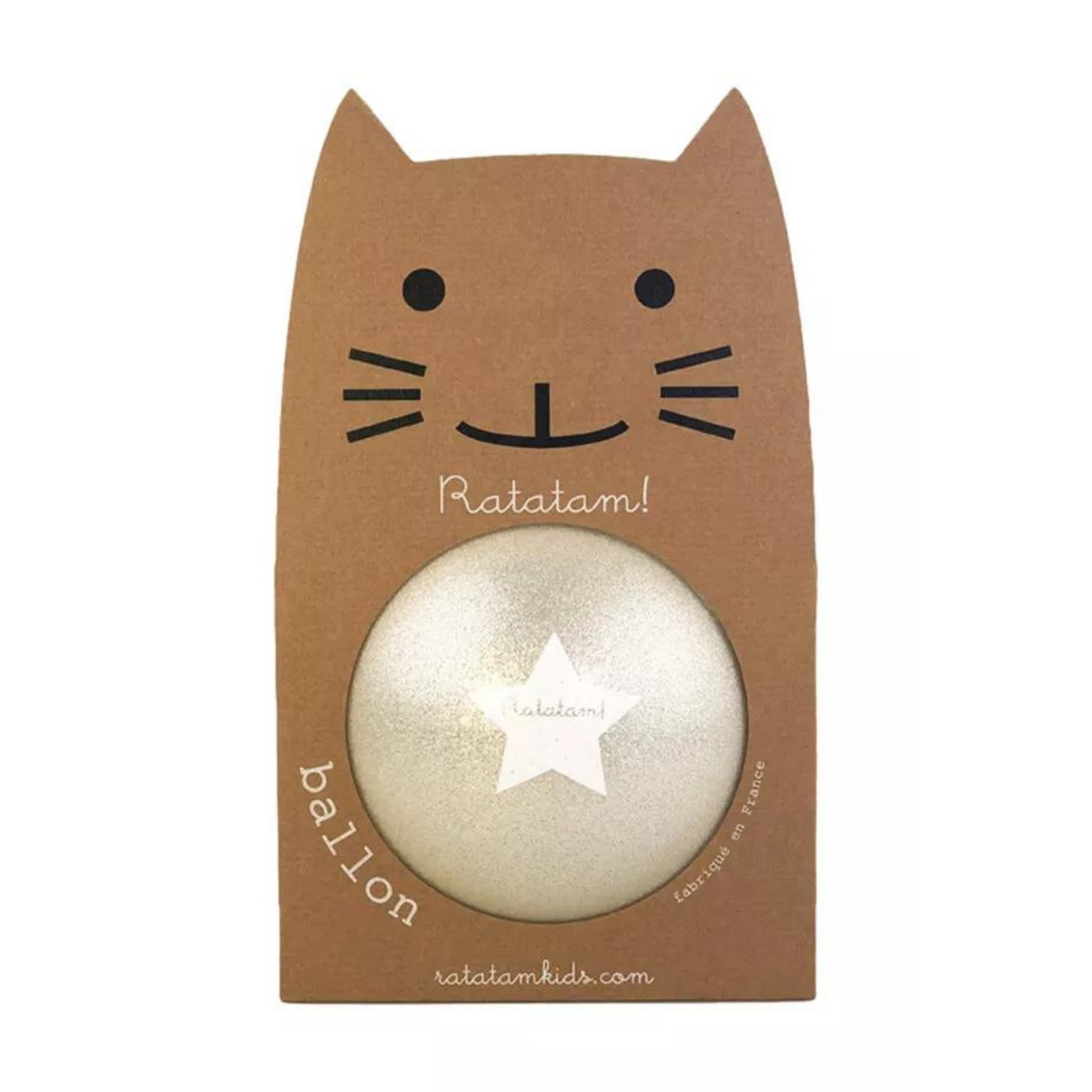 Ballon pailleté chat | Argent summer