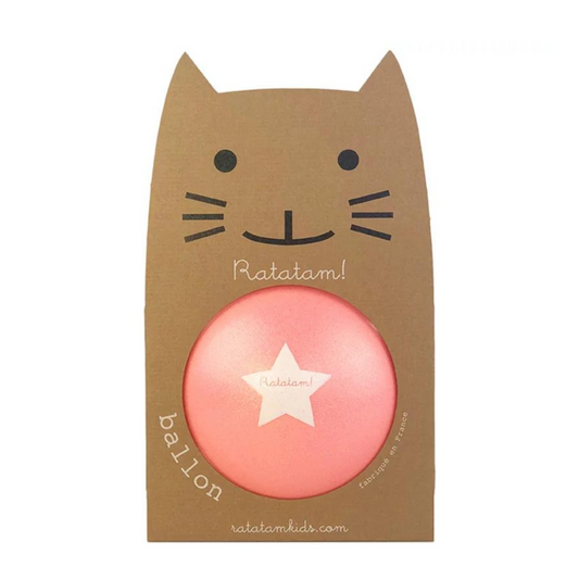 Cat Glitter Balloon | Summer pink