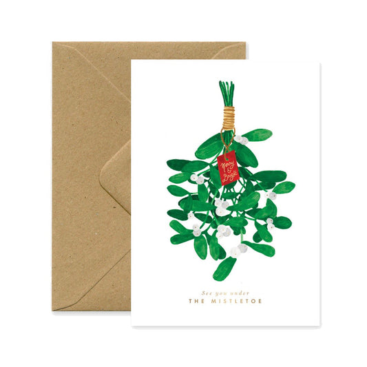 Carte de Noël | Mistletoe