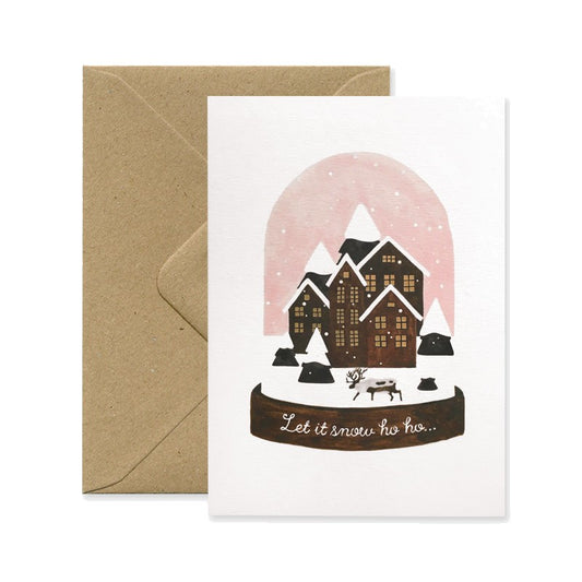 Carte de Noël | Xmas snowball