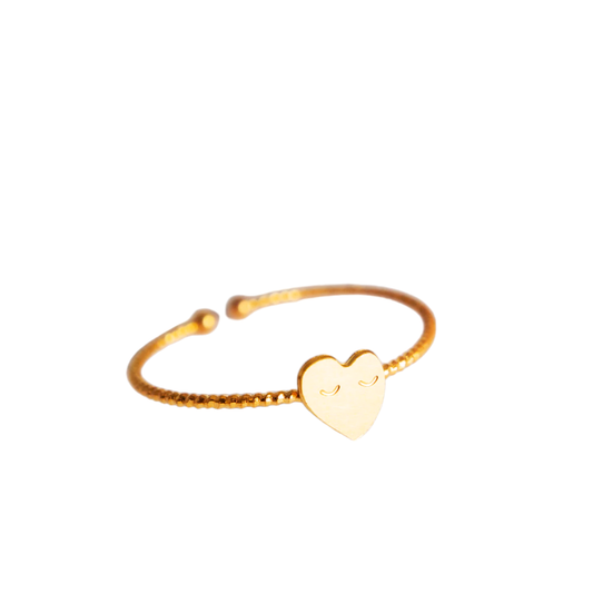 Bague réglable | Coeur