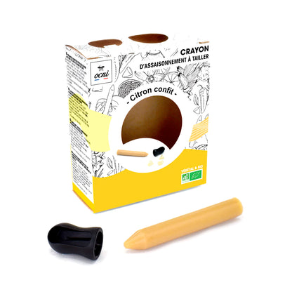Crayon d'assaisonnement à tailler | Citron confit bio