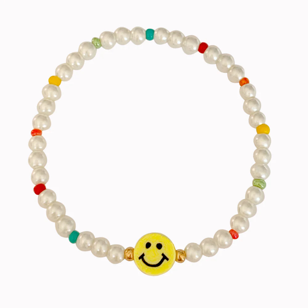 Bracelet | Smiley pearl