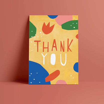 Carte postale | Thank you flower