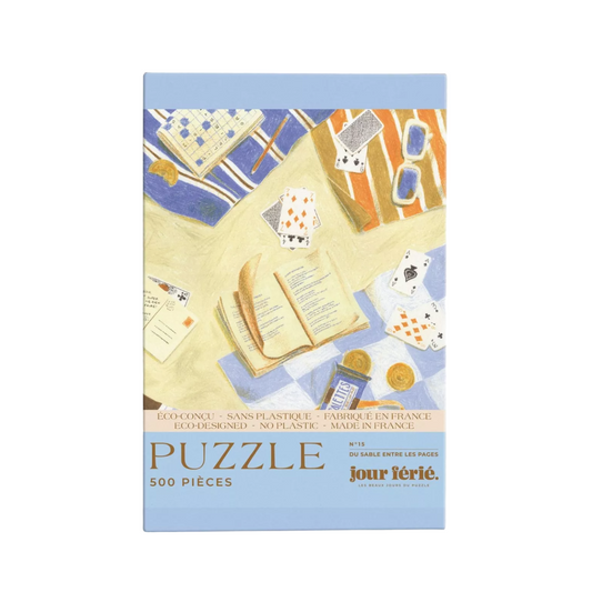 Puzzle 500 pièces | Du sable entre les pages