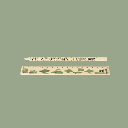 Crayon et règle | Cactus