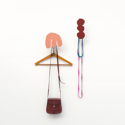 Coat hook Enri 05 | Red Oxide