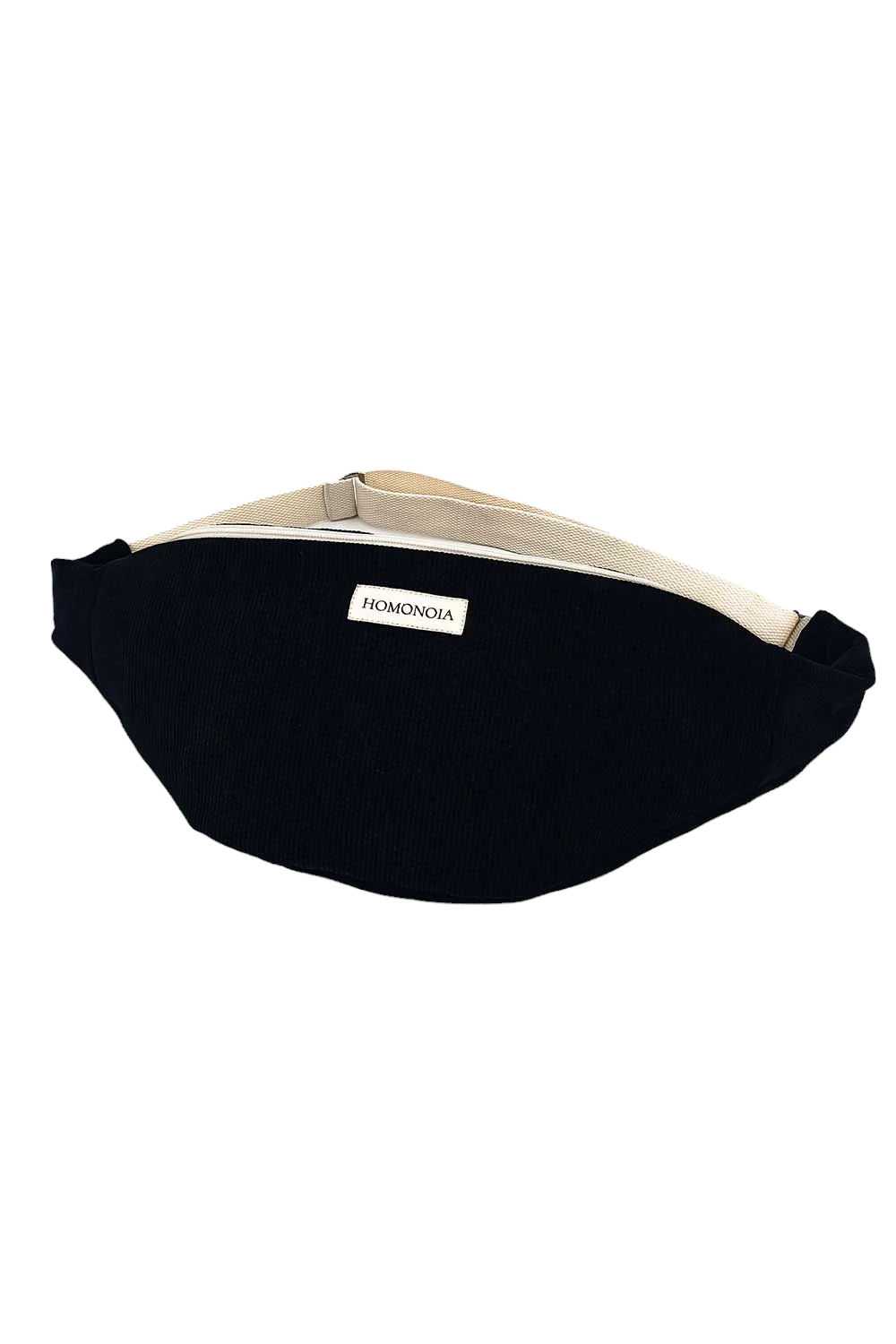 XL corduroy fanny pack | Black 