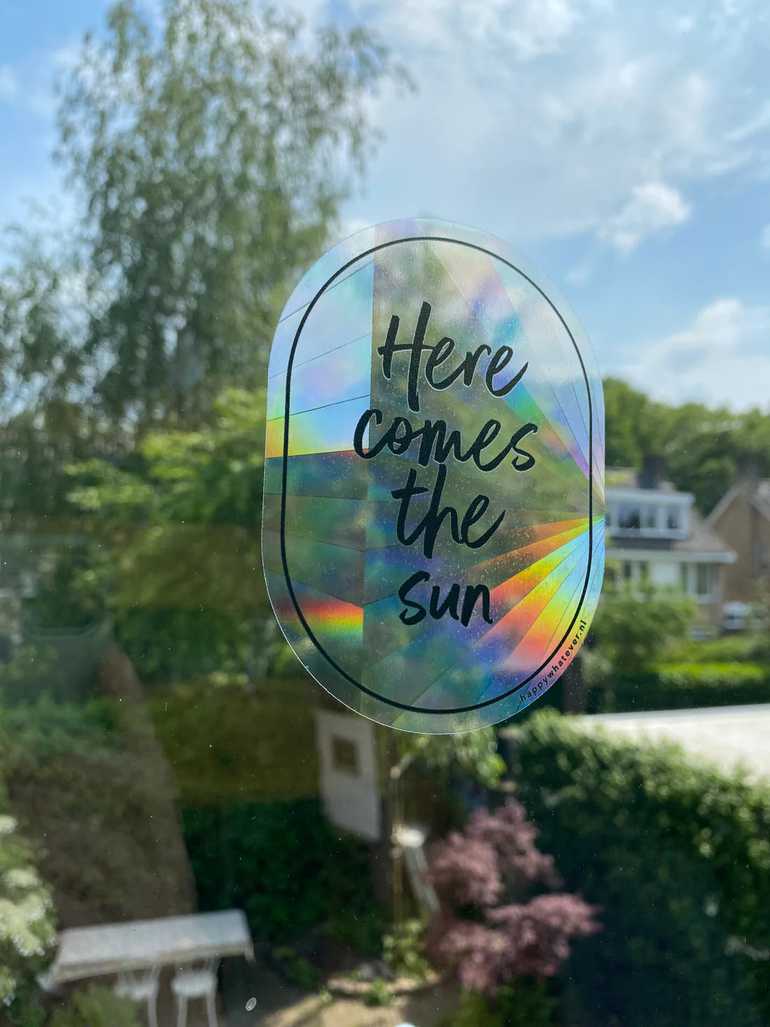 Sticker créateur d'arc-en-ciel | Here comes the sun