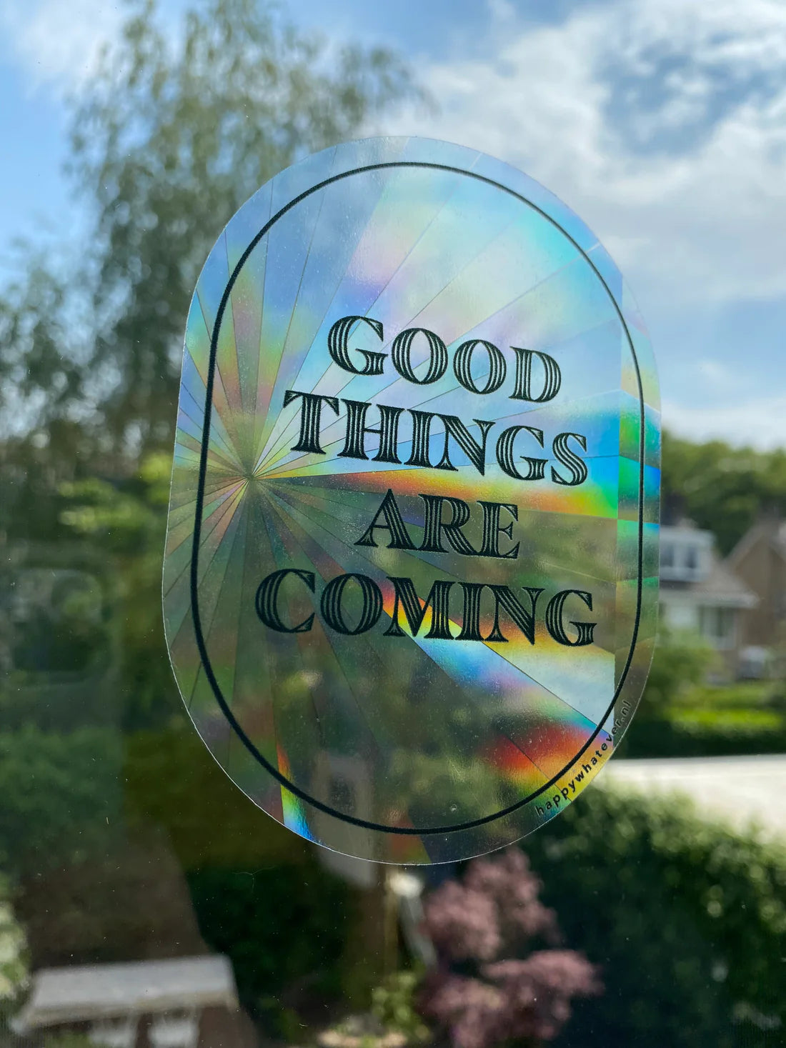 Sticker créateur d'arc-en-ciel | Good things are coming