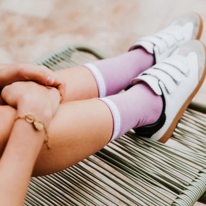 Chaussettes à paillettes | Good Vibes en rose