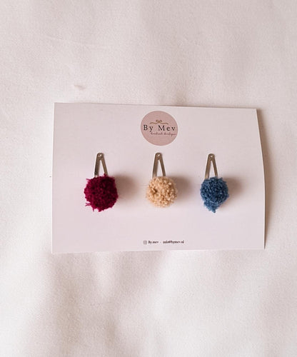 Trio de barrettes | Pompon