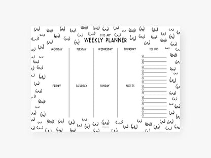 Weekly planner | Tits my