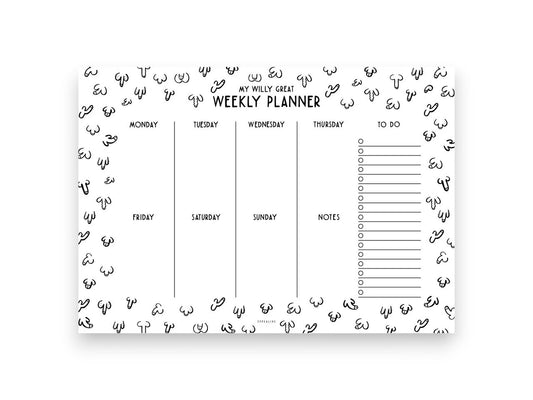 Weekly planner | Willy great