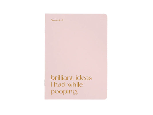 Notebook A5 | Brilliant pooping