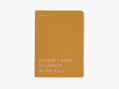 Notebook A5 | Punch in the face