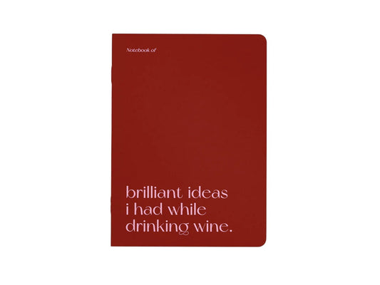 Notebook A5 | Brilliant wine