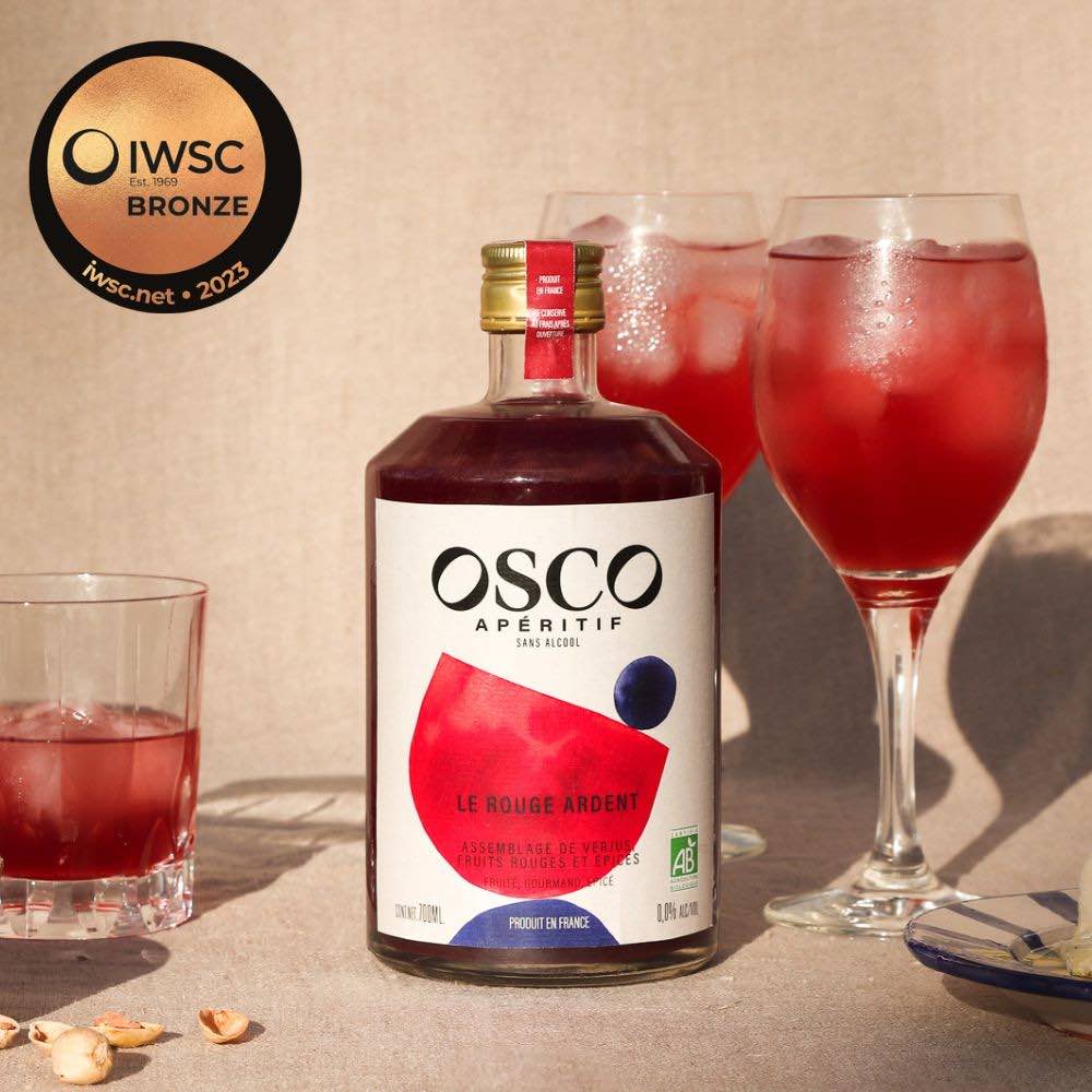 Apéritif sans alcool | OSCO Le Rouge Ardent bio