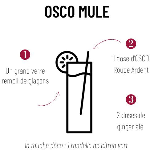 Apéritif sans alcool | OSCO Le Rouge Ardent bio